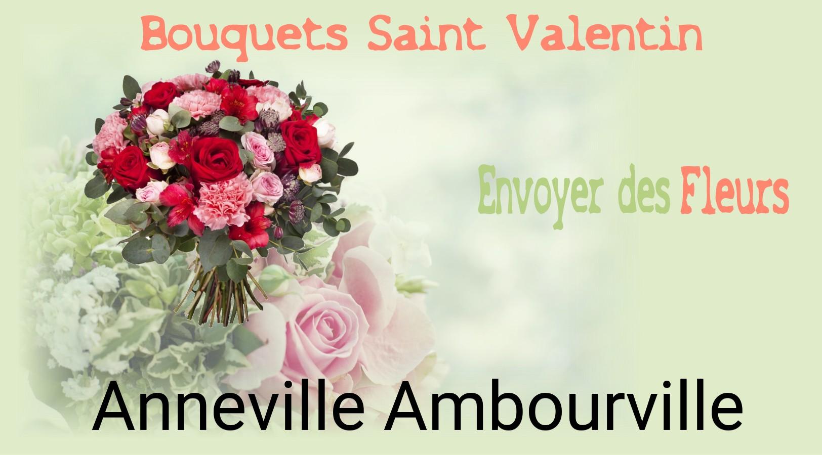 Roses de Saint-Valentin livrées à Anneville-Ambourville